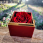 To My Beautiful Daughter - I Closed My Eyes For But A Moment Love Knot Necklace with Rotating Rose Gift Box