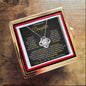 To My Beautiful Daughter - I Closed My Eyes For But A Moment Love Knot Necklace with Rotating Rose Gift Box