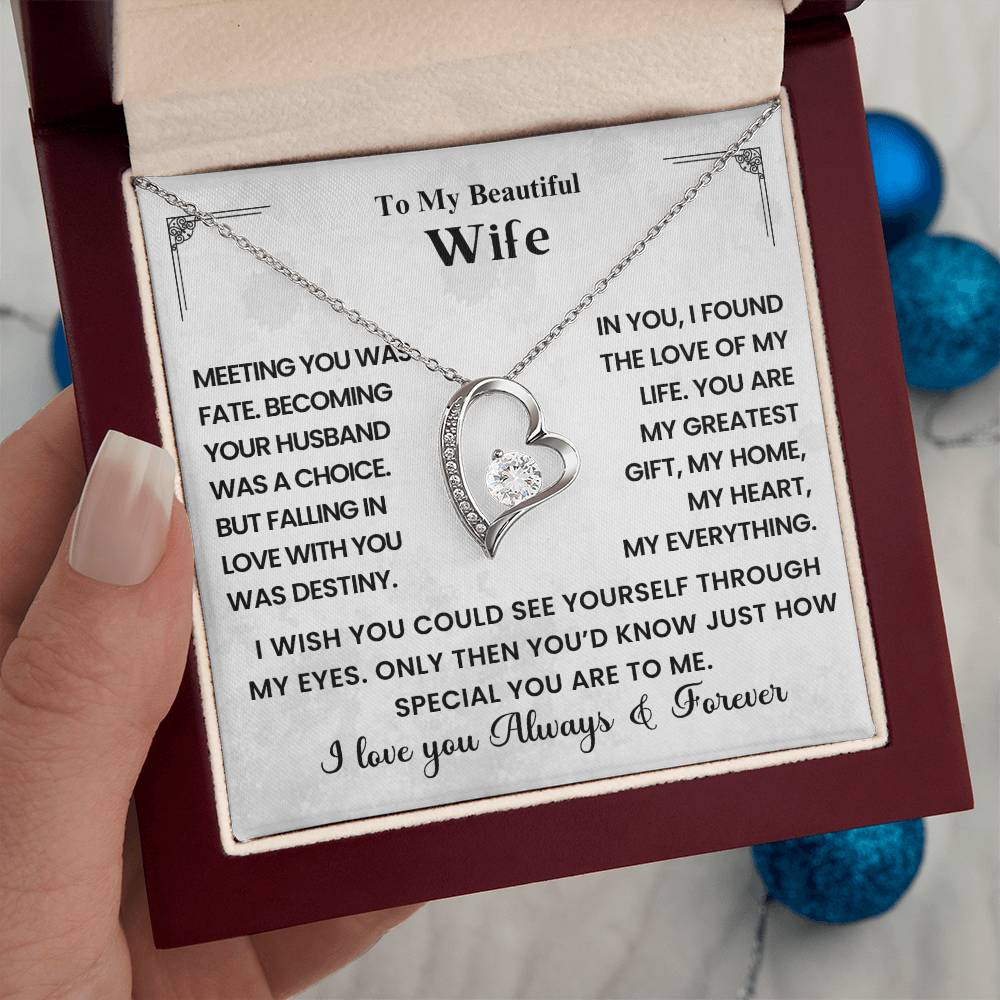 To My Beautiful Wife - Meeting You Was Fate
