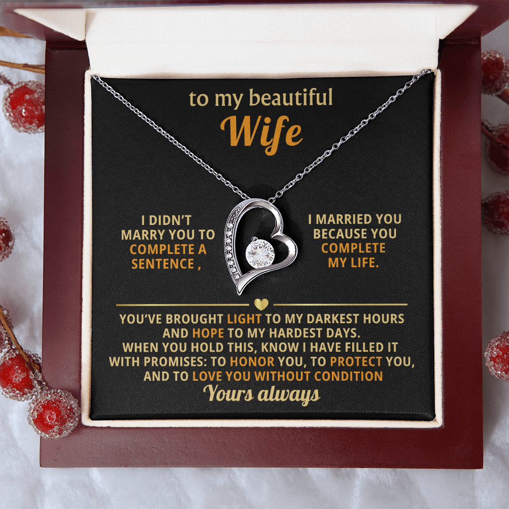 To My Beautiful Wife, Forever Love Gift Set - LV154