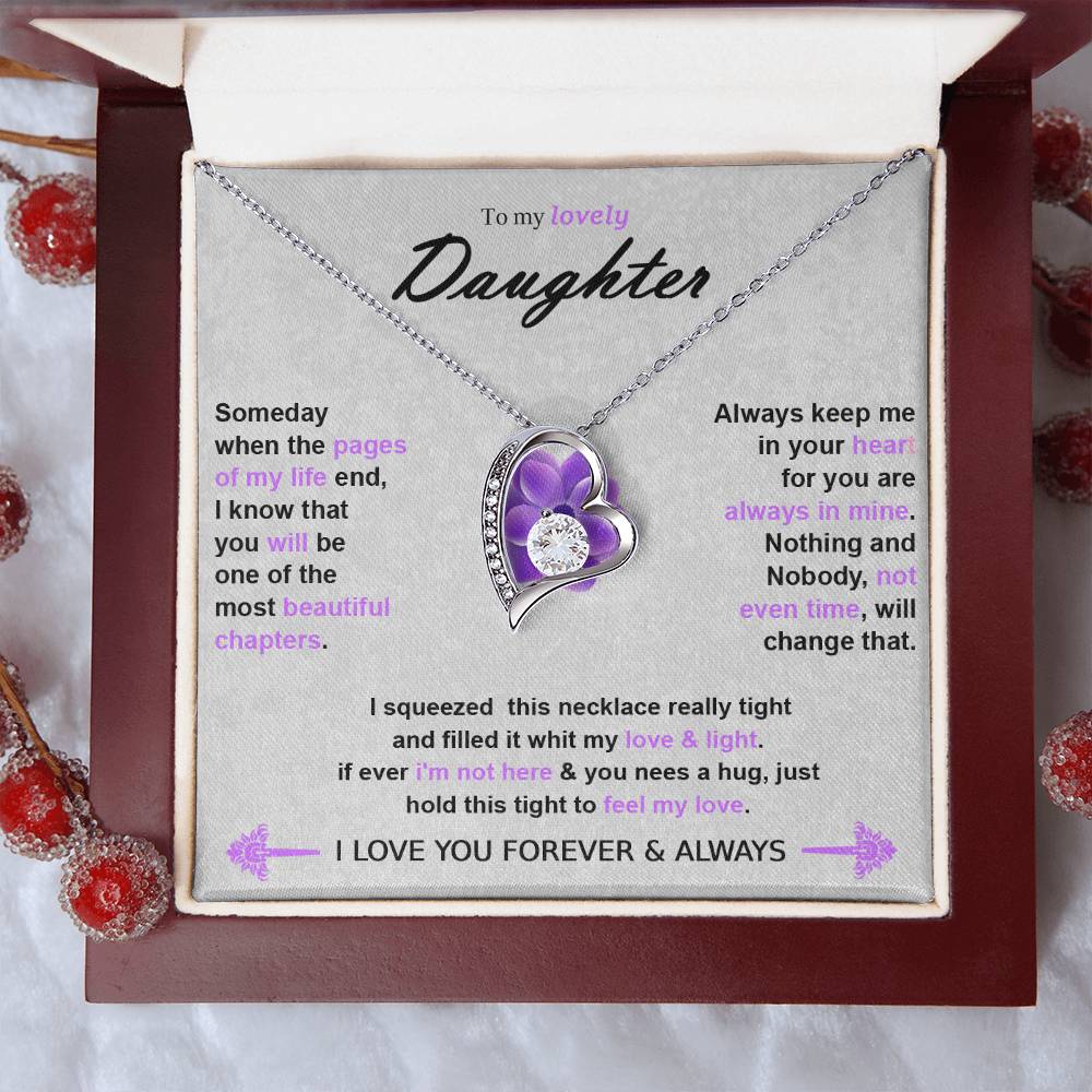 To My Daughter, Someday When the Pages of My Life End