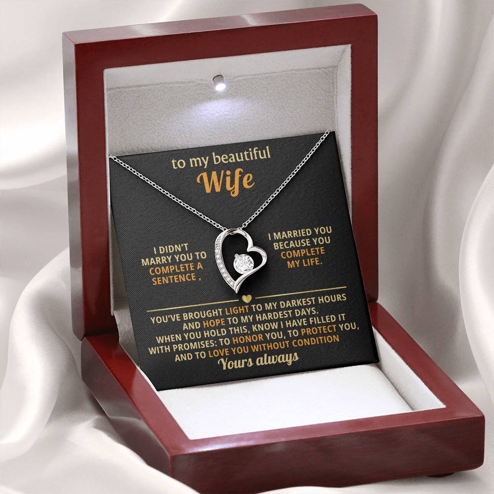 To My Beautiful Wife, Forever Love Gift Set - LV154