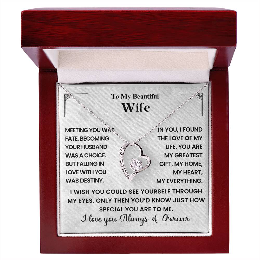To My Beautiful Wife - Meeting You Was Fate
