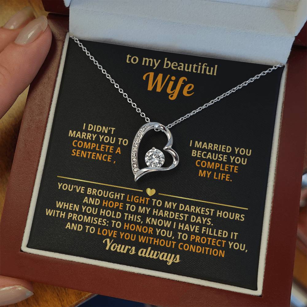 To My Beautiful Wife, Forever Love Gift Set - LV154