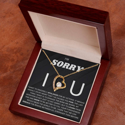Apology Gift for Her, Forever Love Necklace
