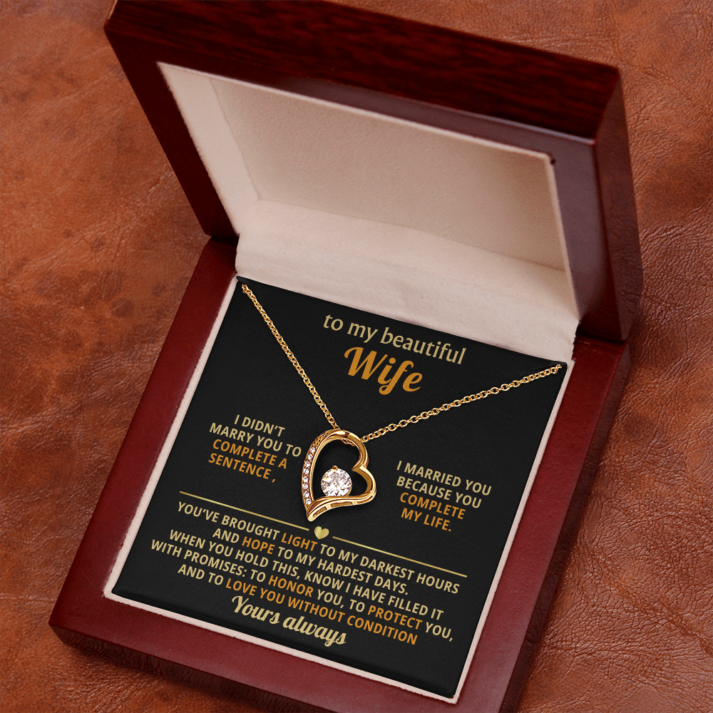 To My Beautiful Wife, Forever Love Gift Set - LV154