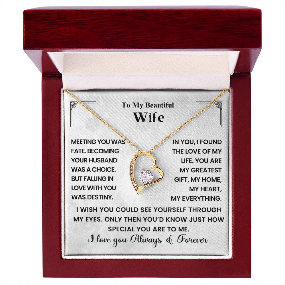 To My Beautiful Wife - Meeting You Was Fate