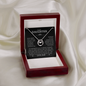 To My Daughter, Never Forget That I Love You Forever - Lucky In Love Necklace