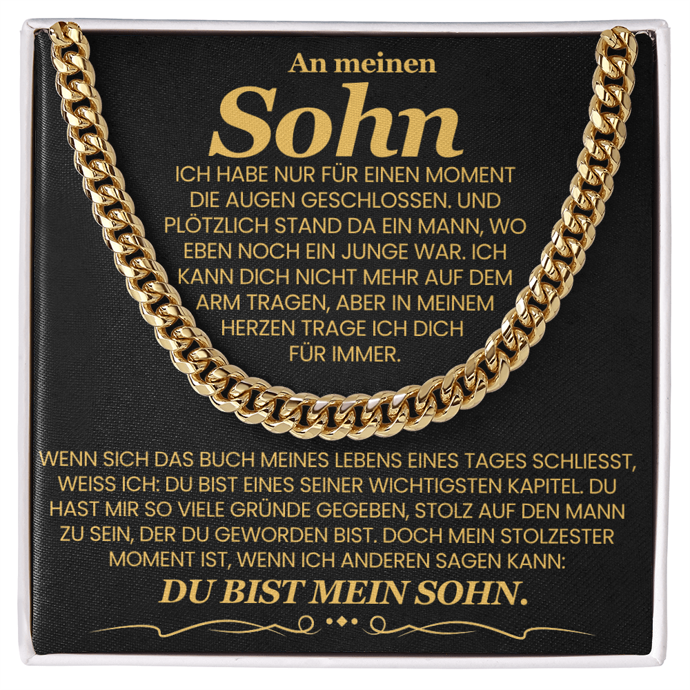 An meinen Sohn – Cuban Link Kette