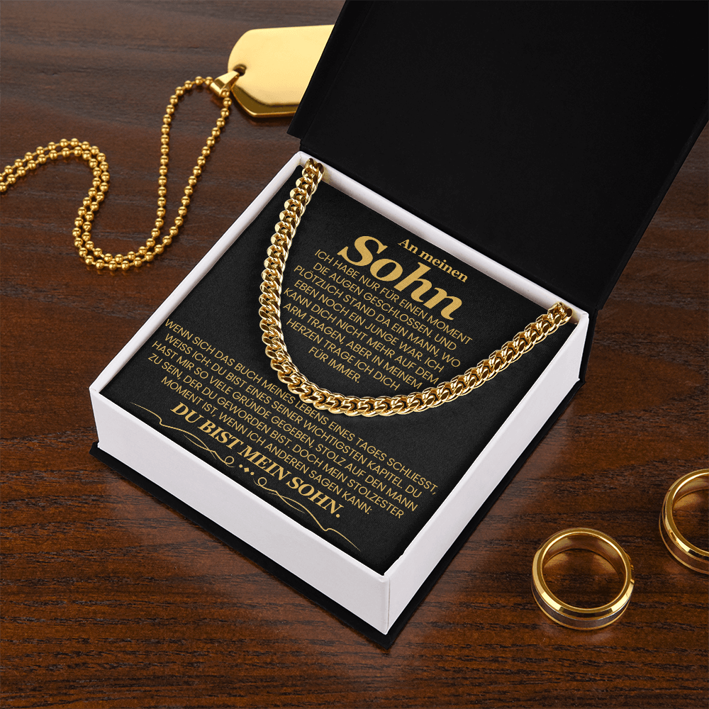 An meinen Sohn – Cuban Link Kette