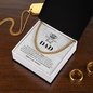 Birthday Gift For Dad - To The World's Best Dad - Cuban Link Chain