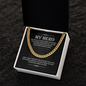 Birthday Gift For Dad - You Held My Hand When I Was Small - Cuban Link Chain