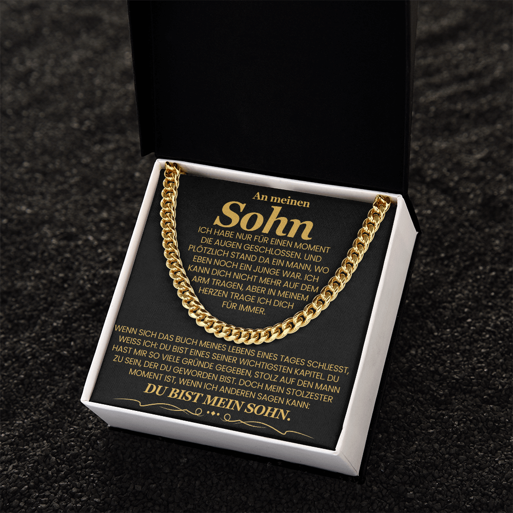 An meinen Sohn – Cuban Link Kette