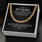 Birthday Gift For Dad - You Held My Hand When I Was Small - Cuban Link Chain
