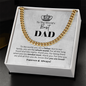 Birthday Gift For Dad - To The World's Best Dad - Cuban Link Chain