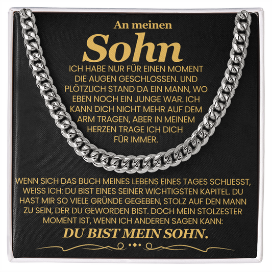 An meinen Sohn – Cuban Link Kette