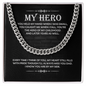 Birthday Gift For Dad - You Held My Hand When I Was Small - Cuban Link Chain