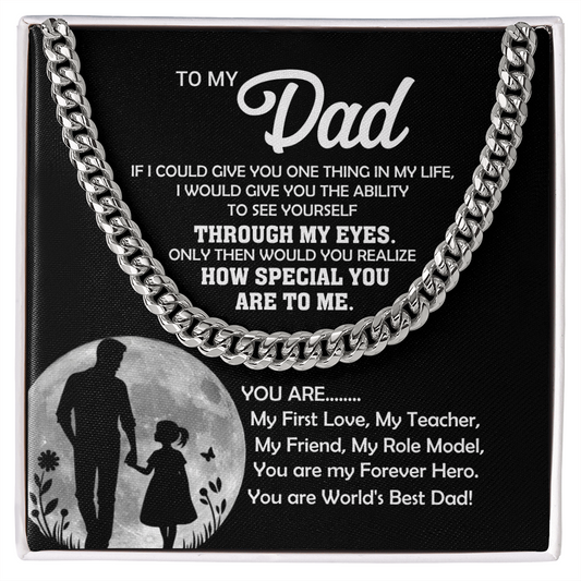 Birthday Gift For Dad - Cuban Link Chain