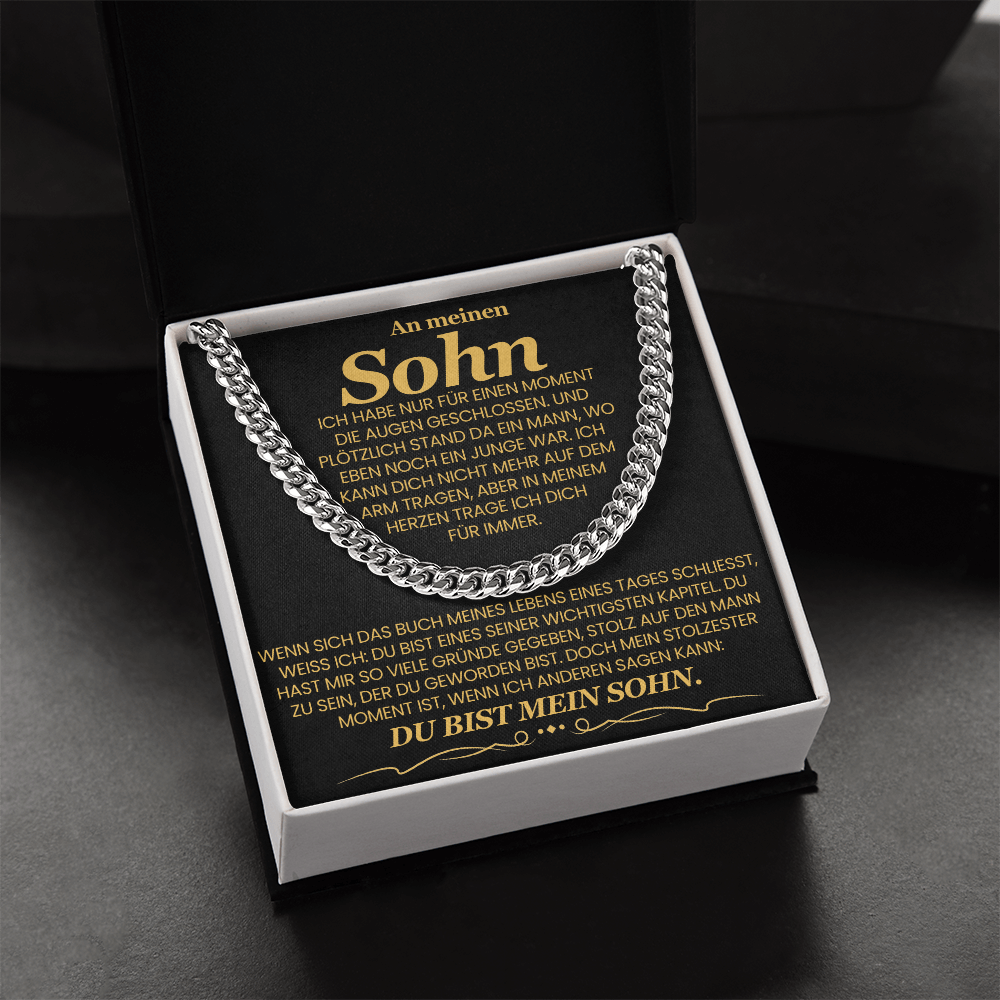 An meinen Sohn – Cuban Link Kette