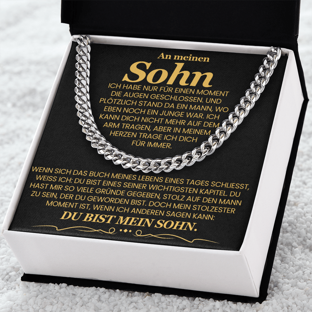 An meinen Sohn – Cuban Link Kette