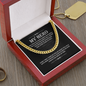 Birthday Gift For Dad - You Held My Hand When I Was Small - Cuban Link Chain