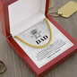 Birthday Gift For Dad - To The World's Best Dad - Cuban Link Chain