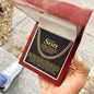 To My Son - I Close My Eyes For But A Moment - Cuban Link Chain