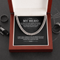 Birthday Gift For Dad - You Held My Hand When I Was Small - Cuban Link Chain