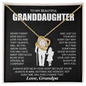 To My Beautiful Granddaughter - Laugh, Love, Live I Will Always Be With You