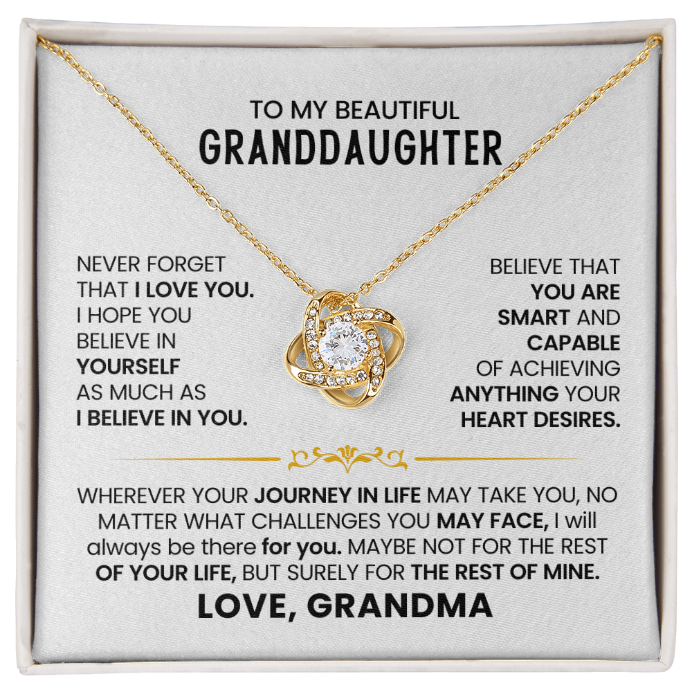 To My Beautiful Granddaughter - Never Forget That I Love You