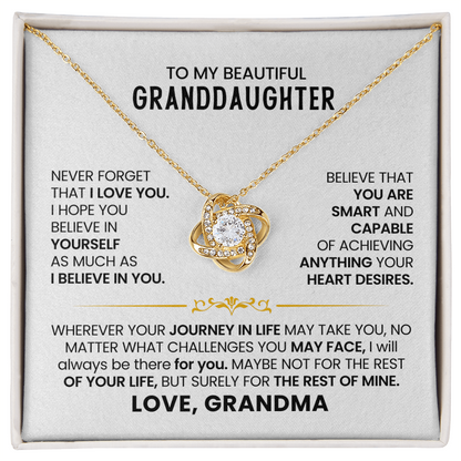 To My Beautiful Granddaughter - Never Forget That I Love You