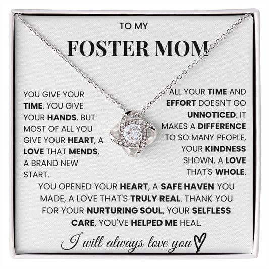 To My Foster Mom - You Give Your Time, You Give Your Hands