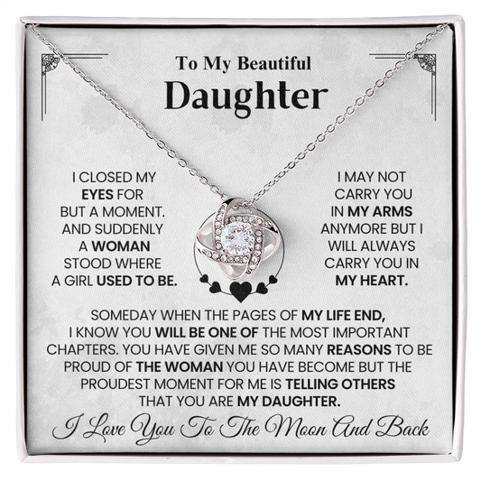 To My Beautiful Daughter - I Closed My Eyes For But A Moment