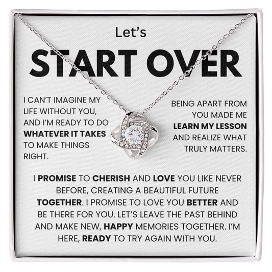 I'm Sorry Necklace for Her – Apology & Forgiveness Gift with Heartfelt Message Card