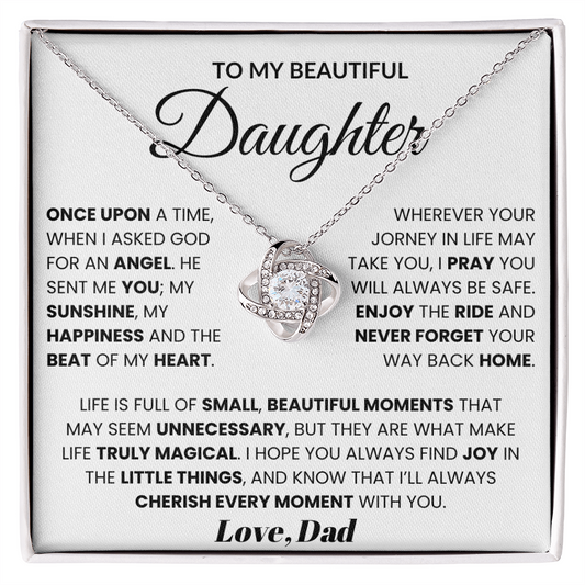 To My Daughter - Once Upon A Time When I Asked God For An Angel