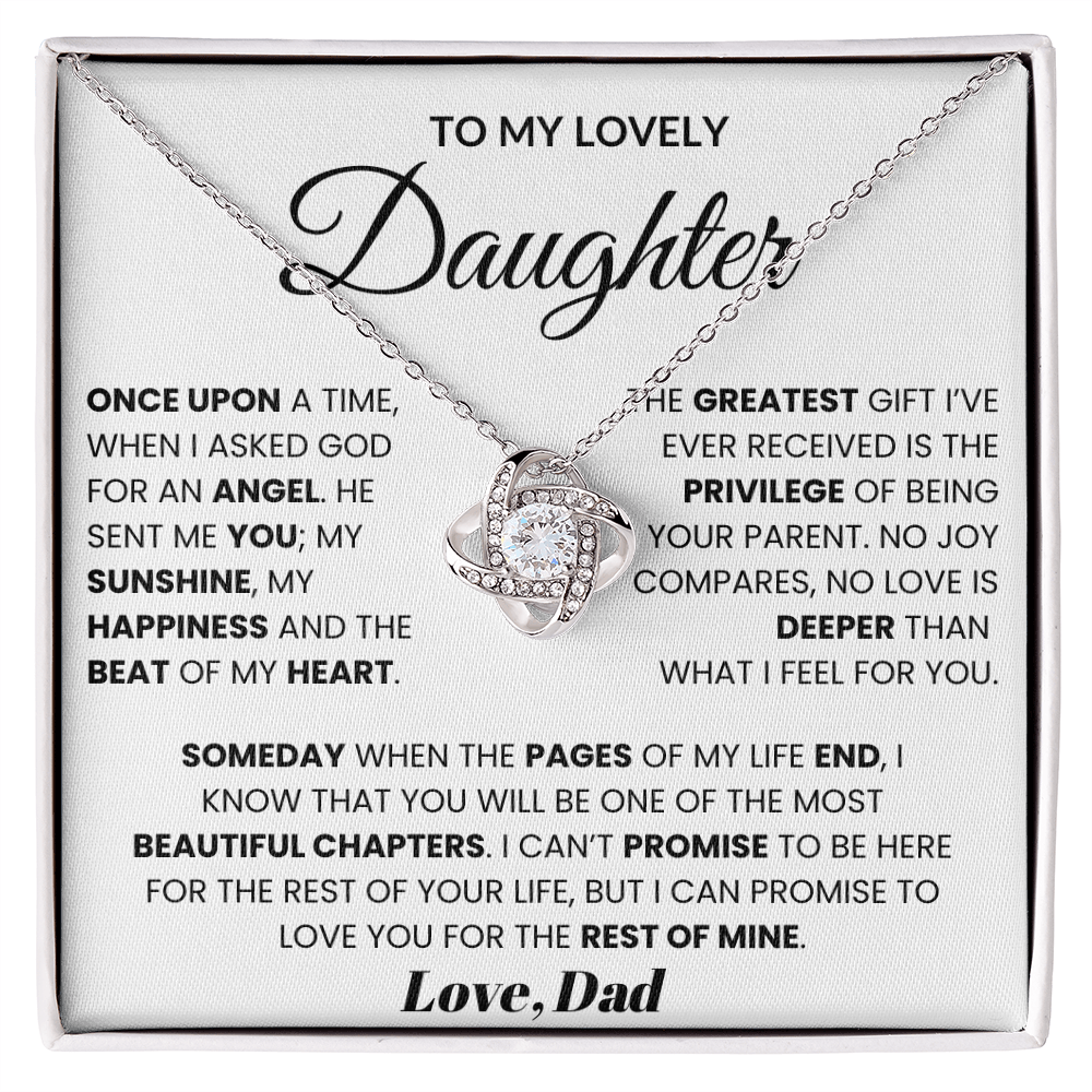 To My Daughter -  Once Upon A Time When I Asked God For An Angel