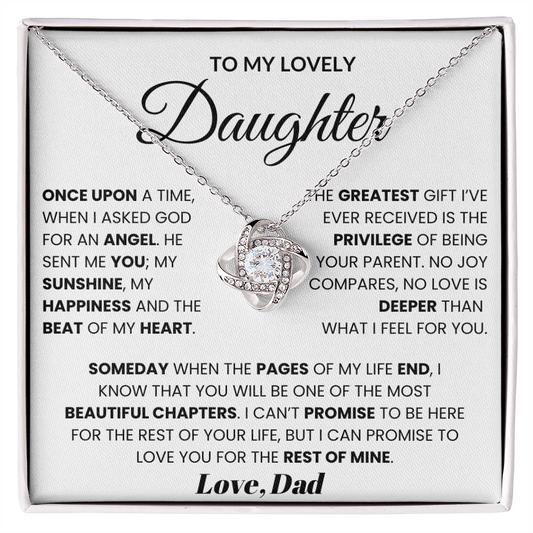 To My Daughter -  Once Upon A Time When I Asked God For An Angel