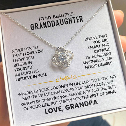 To My Beautiful Granddaughter - Never Forget That I Love You