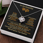 To My Beautiful Wife, Love Knot Gift Set - LV153
