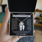 To My Beautiful Granddaughter, You're Capable of Achieving Anything You Put Your Mind To - Love Knot Necklace