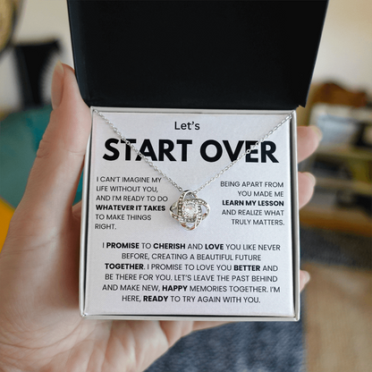 I'm Sorry Necklace for Her – Apology & Forgiveness Gift with Heartfelt Message Card