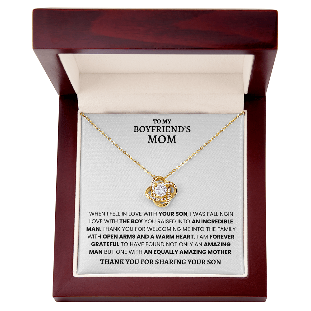 To My Boyfriend's Mom - Thank You For Sharing Your Son