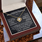 To My Beautiful Granddaughter, I Hope You Believe Yourself As Much As I Believe In You - Love Knot Necklace