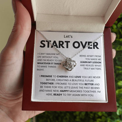 I'm Sorry Necklace for Her – Apology & Forgiveness Gift with Heartfelt Message Card