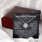 To My Beautiful Granddaughter, I Hope You Believe Yourself As Much As I Believe In You - Love Knot Necklace