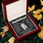 To My Beautiful Granddaughter, You're Capable of Achieving Anything You Put Your Mind To - Love Knot Necklace