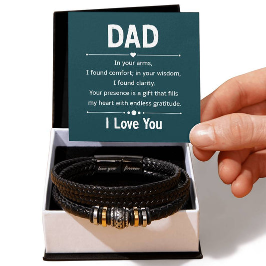 To My Dad, In Your Arms, I Found Comfort