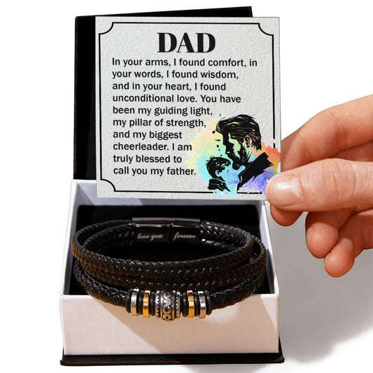 To My Dad, In Your Arms, I Found Comfort