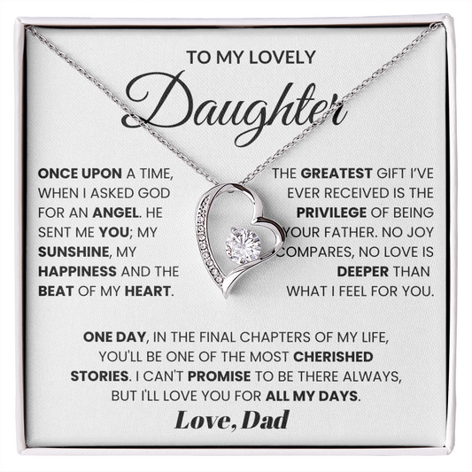 To My Daughter - Once Upon A Time When I Asked God For An Angel