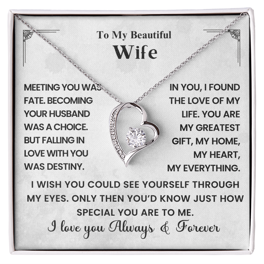 To My Beautiful Wife - Meeting You Was Fate
